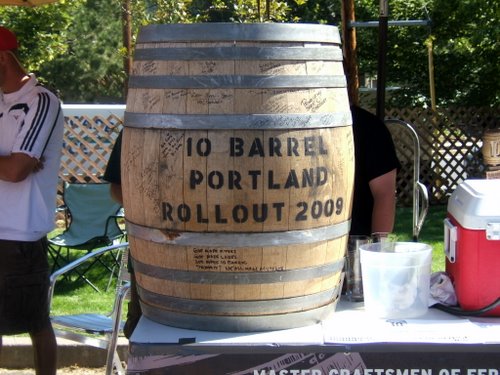 The Little Woody - the bourbon barrel used by 10 Barrel